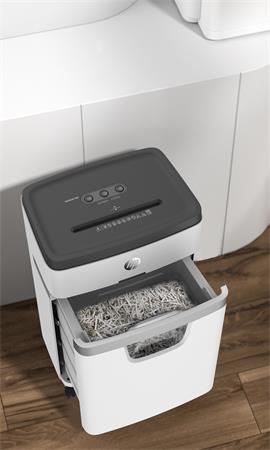 Skartovací stroj, konfety, 18 listov, HP "Oneshred 18CC", svetlosivá 5