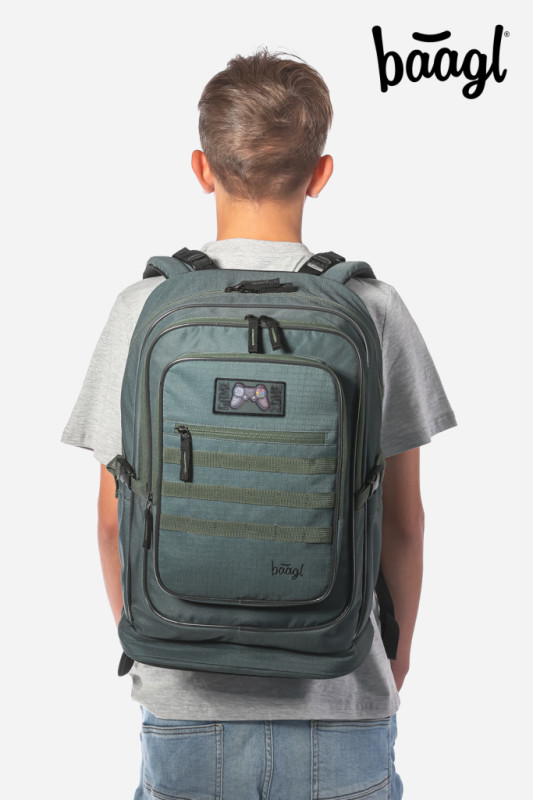 BAAGL SADA 3 Cubic Grove: batoh, peračník, vrecko 9
