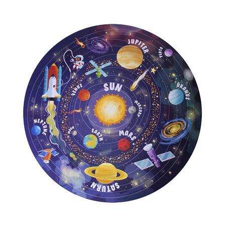 Puzzle, okrúhle, 48 ks, APLI Kids "Circular Puzzle", hviezdna sústava 2