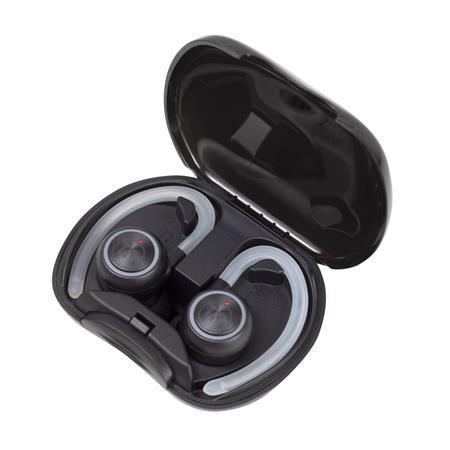 Slúchadlá, bezdrôtové, Bluetooth, s mikrofónom, LED slúchadlá, MAXELL "Halo Sport", čierna 4