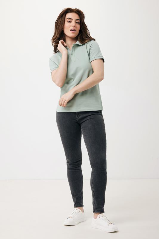 Polo tričko IQONIQ Yosemite z recykl. bavlny Iceberg green 5XL 6