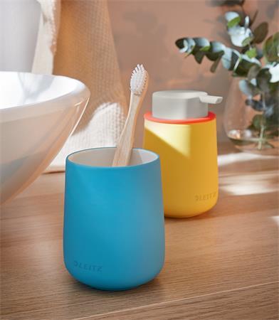 Držiak na písacie potreby, keramický, LEITZ "Cosy", matná modrá 5