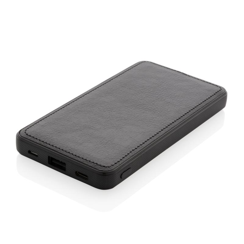 Powerbanka Tusca z PU 10 000 mAh čierna 1
