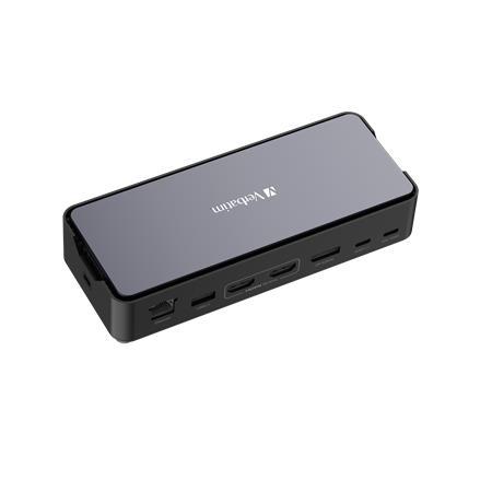 Dokovacia stanica, 15 port, USB-C host, 256GB SSD disk, VERBATIM "USB-C Pro CDS-15SSD" 3