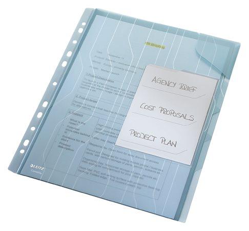 Euroobal, organizačný, A4, 200 mikr., drsný povrch, LEITZ "CombiFile", modrý 3