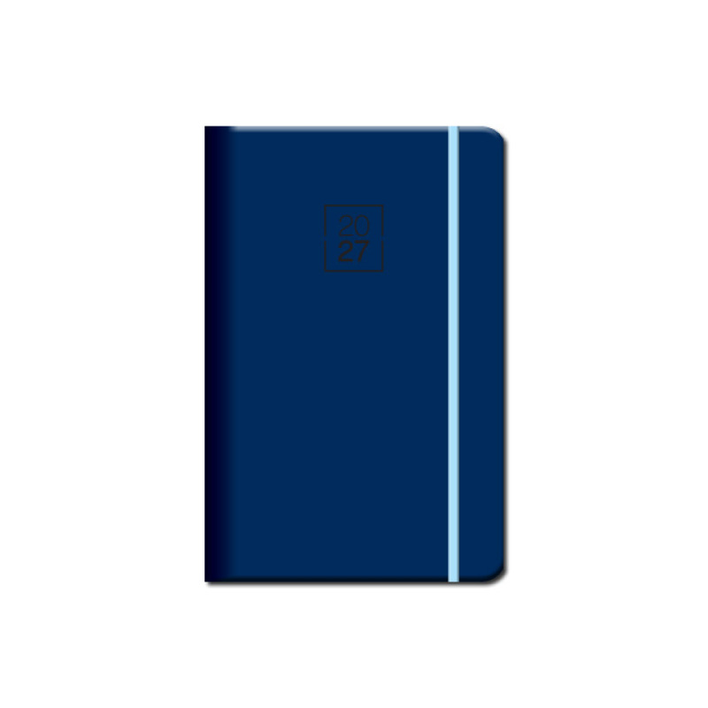 Mini diár A6 FLORENCIA navy s gumkou 2027