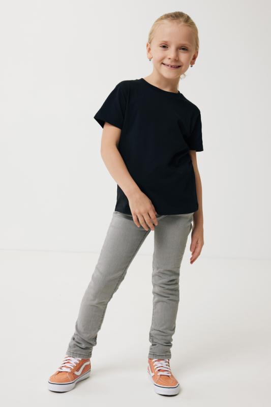 Detské tričko IQONIQ Koli z recykl. bavlny čierna 13-14r (158-164cm) 7