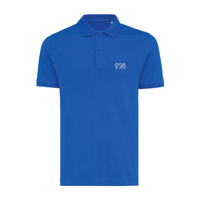 Polo tričko IQONIQ Yosemite z recykl. bavlny kráľovská modrá 5XL 5