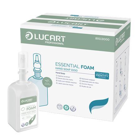 Penové mydlo, náplň, 1 l, LUCART "IDENTITY Essential", biela 1