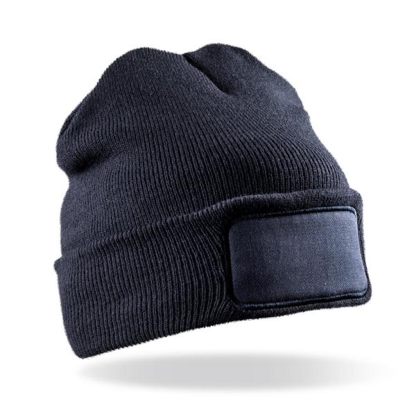 Čiapka Recycled Double Knit Printers Beanie 1