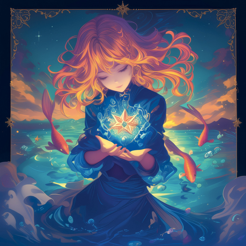 NOTIQUE Poznámkový kalendár Anime Zodiac 2027, 30 x 30 cm 4