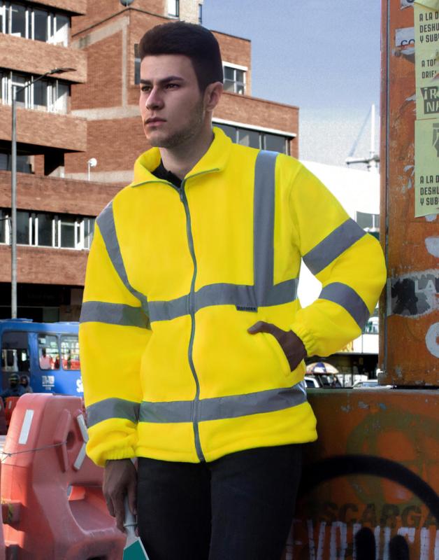 Vysoko reflexná fleesová bunda "Bergen" 1