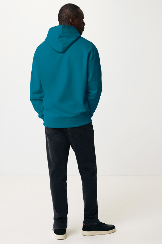 Mikina s kapucňou IQONIQ Yoho relaxed fit z recykl. bavlny dark teal XS 5