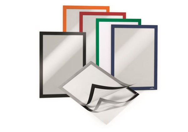 Informačný panel, A4, samolepiaca zadná strana, DURABLE "DURAFRAME®", oranžový 3