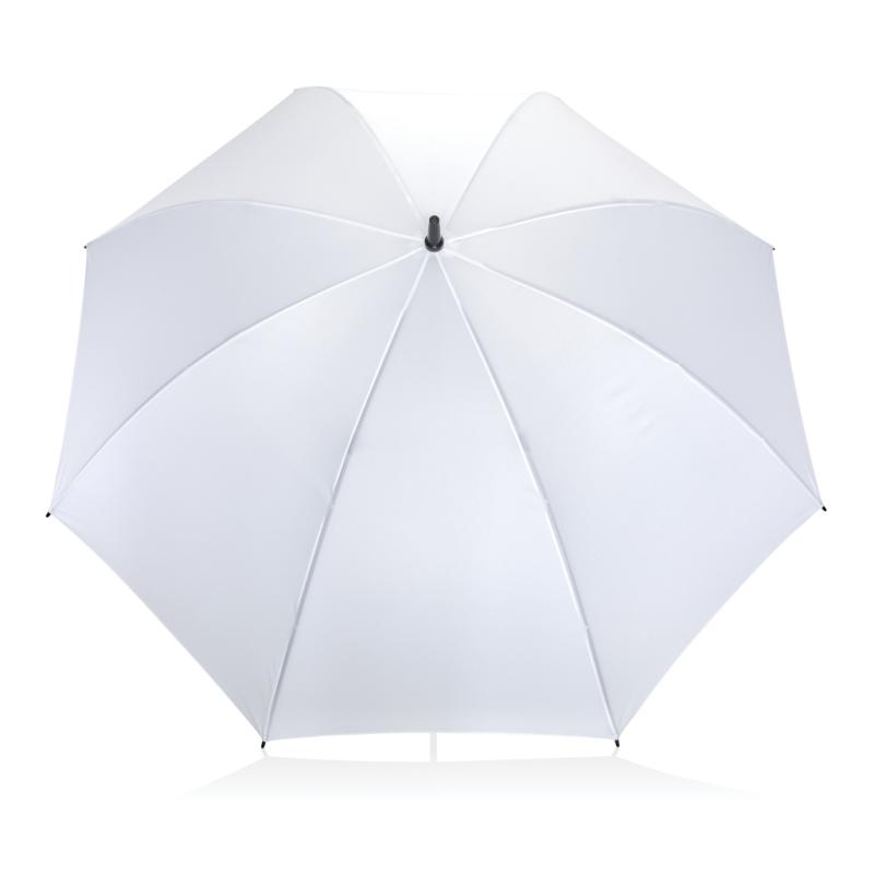 30" vetruodolný dáždnik Impact zo 190T RPET AWARE™ biela 2