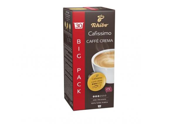 Kávová kapsula, 30 ks, TCHIBO "Cafissimo Caffé Crema Fine"