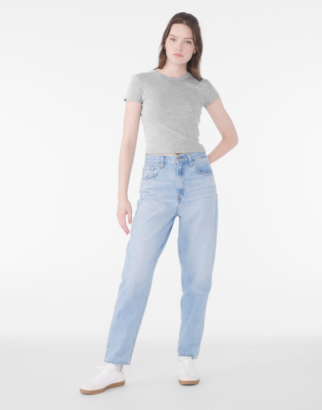 Dámske tričko Micro Rib Baby Tee 2