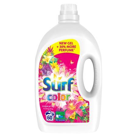 Prací gél, 60 pracích dávok, 3 l, SURF "Tropical" 1