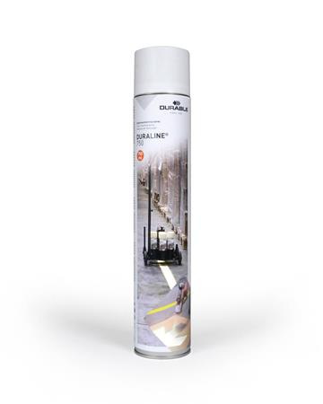 Sprej na označovanie podláh, DURABLE "Duraline® 750", biely 1