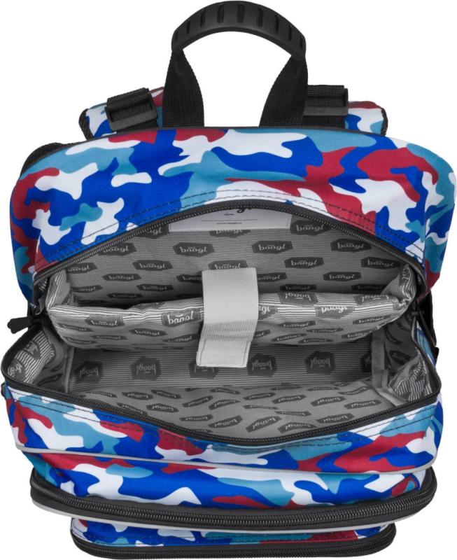 BAAGL Školský batoh Cubic Army 4
