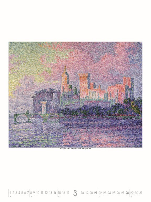 Nástenný kalendár Impressionists 2027 4