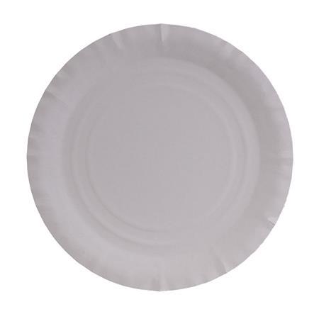 Papierový tanier, okrúhly, priemer: 25 cm, VICTORIA FACILITY 1