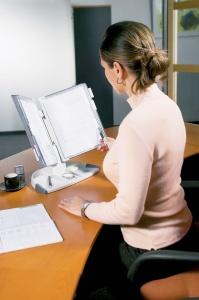 Držiak na prezetačné tabule, stolový, A4, 10 ks prezentačných tabuľ, TARIFOLD "Design", si 1