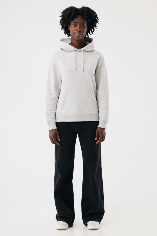 IQONIQ Joshua Unisex mikina s kapucňou z rec. bavlny light heather grey M 12
