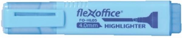 Zvýrazňovač, 1-4 mm, FLEXOFFICE "HL05", modrá 1