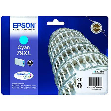 T79024010 náplň do tlačiarne WorkForce Pro WF-5620DWF, EPSON, modrá, 17,1ml 1