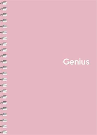 Špirálový zošit, štvorčekový, A6, 80 listov, PP obal, SHKOLYARYK "Genius Pastel", mix 3