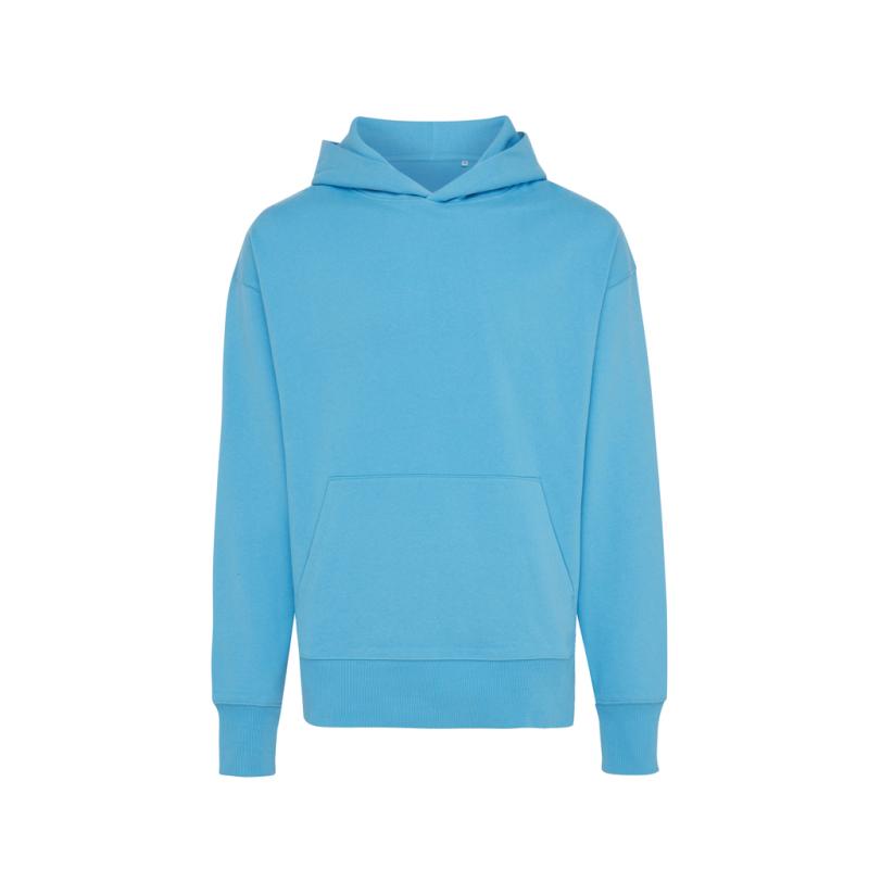 Mikina s kapucňou IQONIQ Yoho relaxed fit z recykl. bavlny tranquil blue XXXL 1