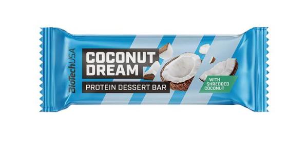 Proteínová tyčinka, bezlepková, 50g, BIOTECH USA "Protein Dessert Bar", Coconut Dream 1