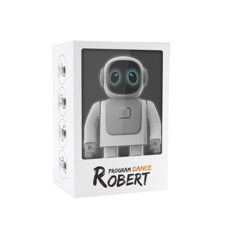 Tancujúci robot s reproduktorom Robert biela 7