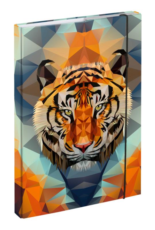 BAAGL SET 5 Shelly Tiger: aktovka, penál, sáček, desky, box 14