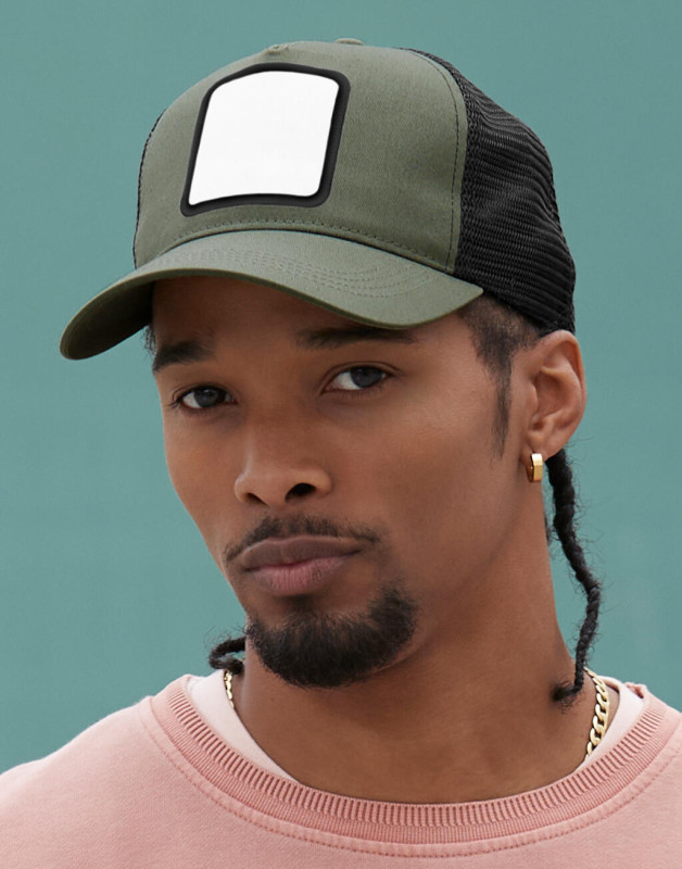 Appliqué Patch 5 Panel Trucker 1
