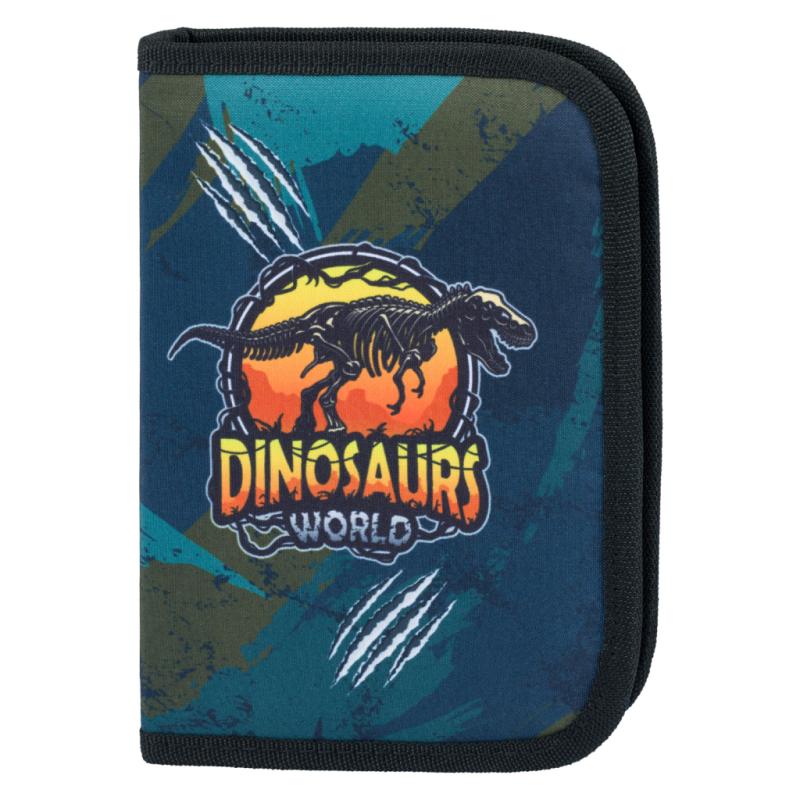 BAAGL Školský peračník klasik dve chlopne Dinosaurs World