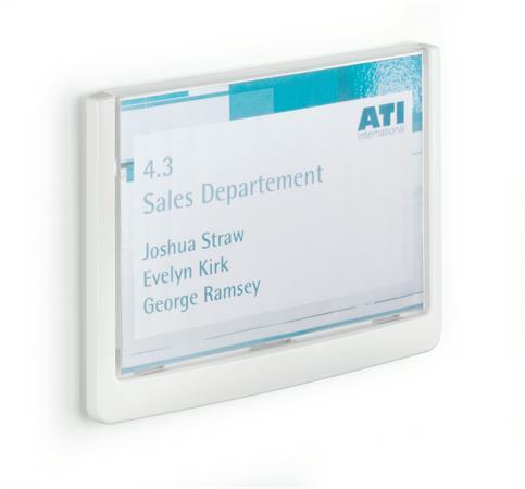 Informačná tabuľa, 149x105,5 mm, DURABLE "CLICK SIGN", biela 1