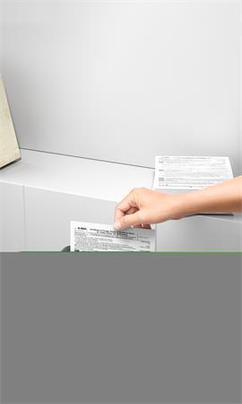 Skartovací stroj, mikrokonfety, 16 listov, HP "Oneshred 16MC", svetlosivá 6
