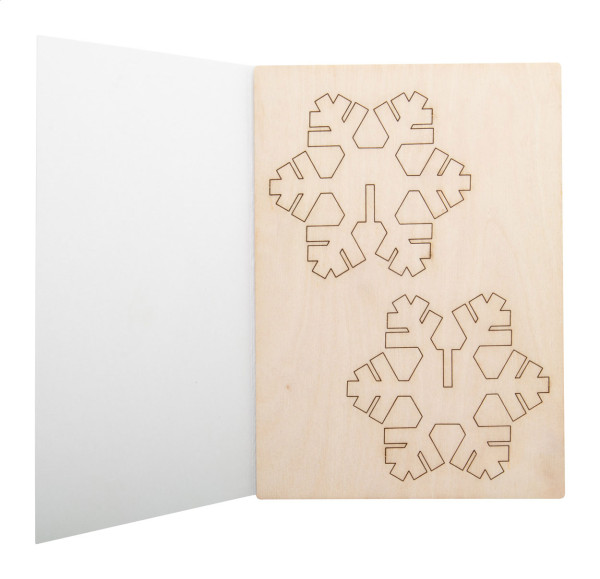 CreaX Vianočná pohľadnica, snehová vločka 1