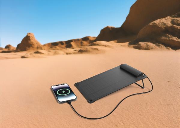 Prenosný solárny panel Solarpulse 5W z RCS RPET čierna 9