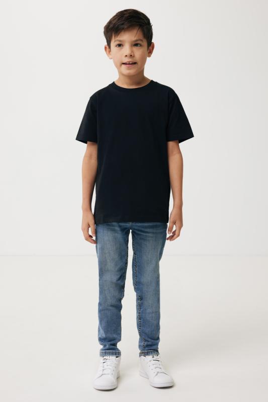 Detské tričko IQONIQ Koli z recykl. bavlny čierna 13-14r (158-164cm) 5