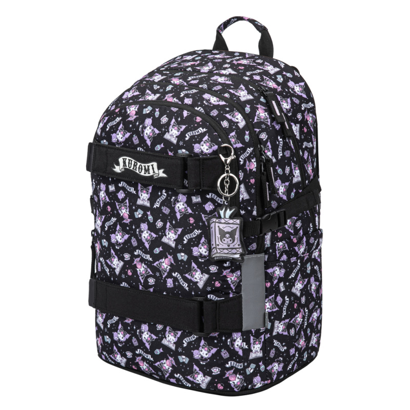 BAAGL Školský batoh Skate Kuromi Black GRS 1
