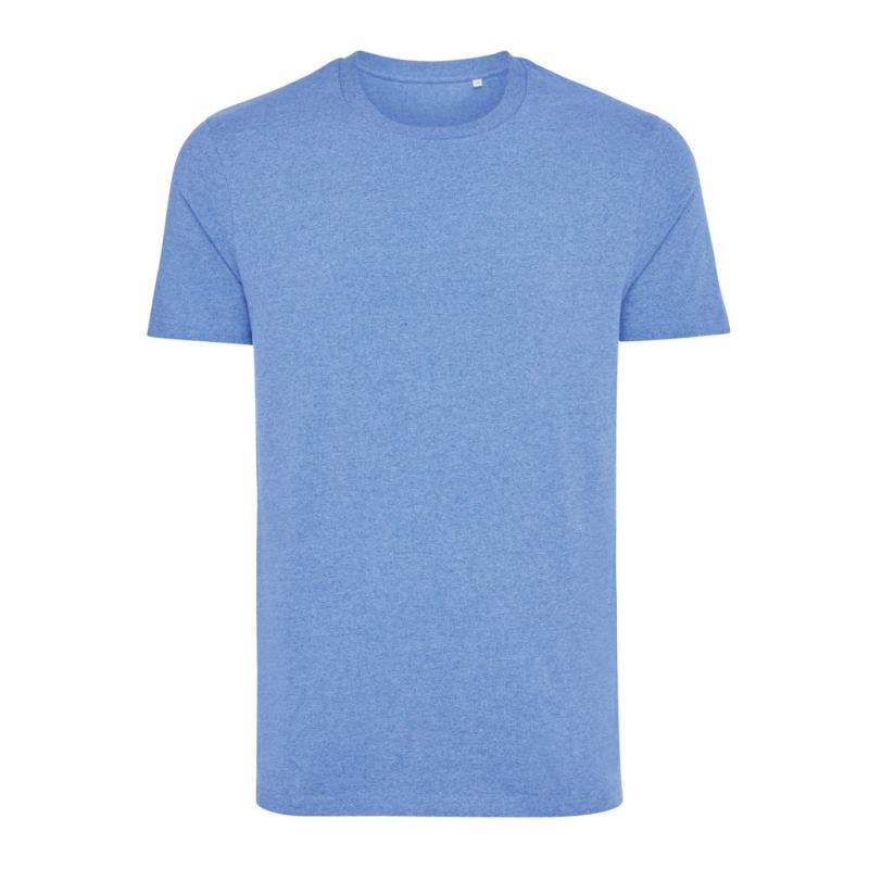 Nefarbené tričko IQONIQ Manuel z recykl. bavlny heather blue S 1