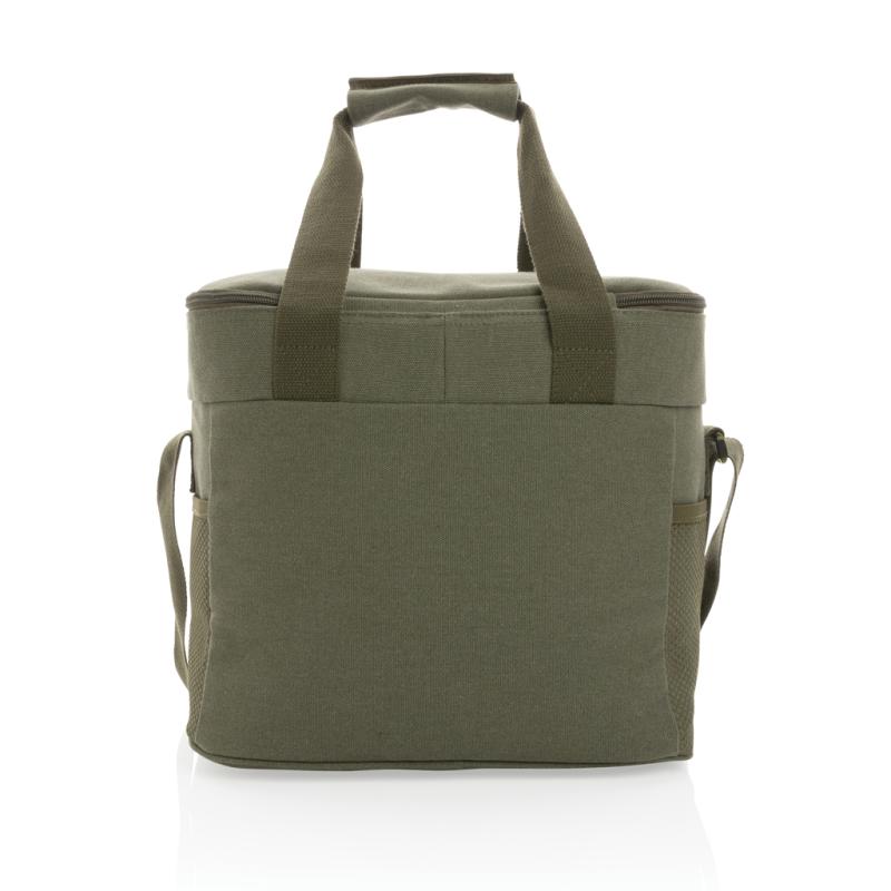 Veľká chladiaca taška Impact z 16 oz. recykl. canvas AWARE™ zelená 5