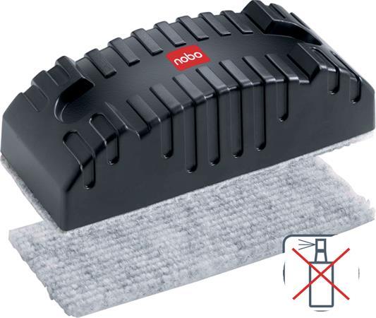 Magnetická utierka tabúľ, s vymeniteľnou náplňou, NOBO