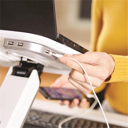 Stojan na notebook, FELLOWES "Hana™", biela 3