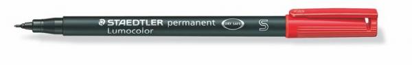 Permanentný popisovač, OHP, 0,4 mm, STAEDTLER "313 S", červený 2