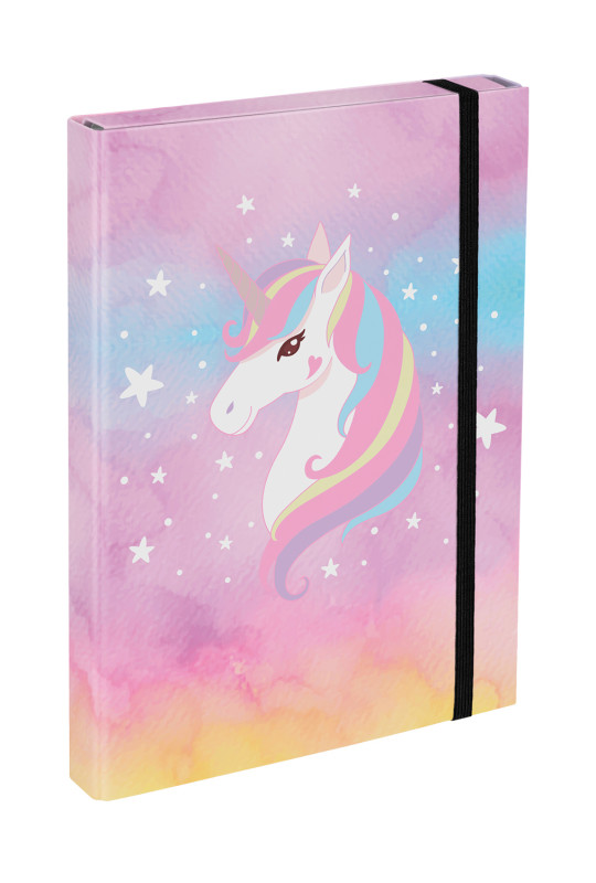 BAAGL SADA 5 Airy Rainbow Unicorn: batoh, peračník, vrecko, peňaženka, dosky 12