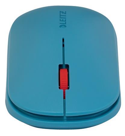 Myš, bezdrôtová, Bluetooth, LEITZ "Cosy", pokojná modrá 3